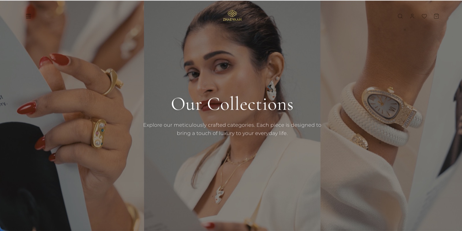 Zhaevaah — Jewelry E-Commerce project built by Nexlifie